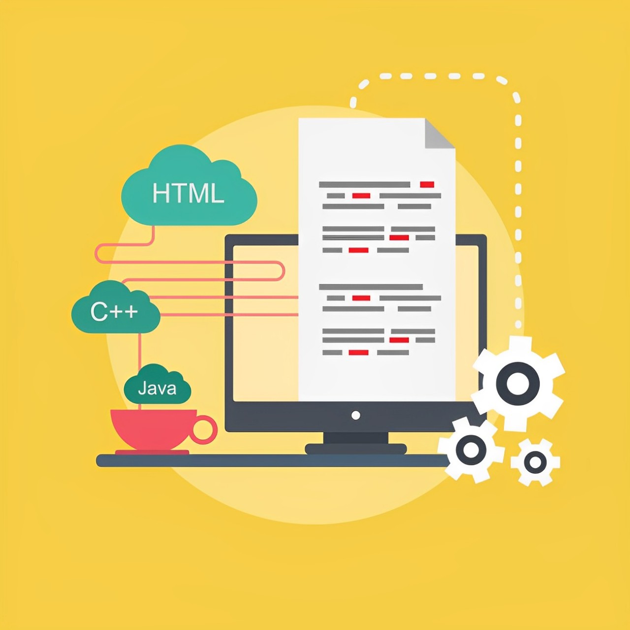 Web Development Illustration