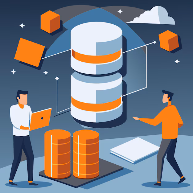 Database and Web Development Illustration